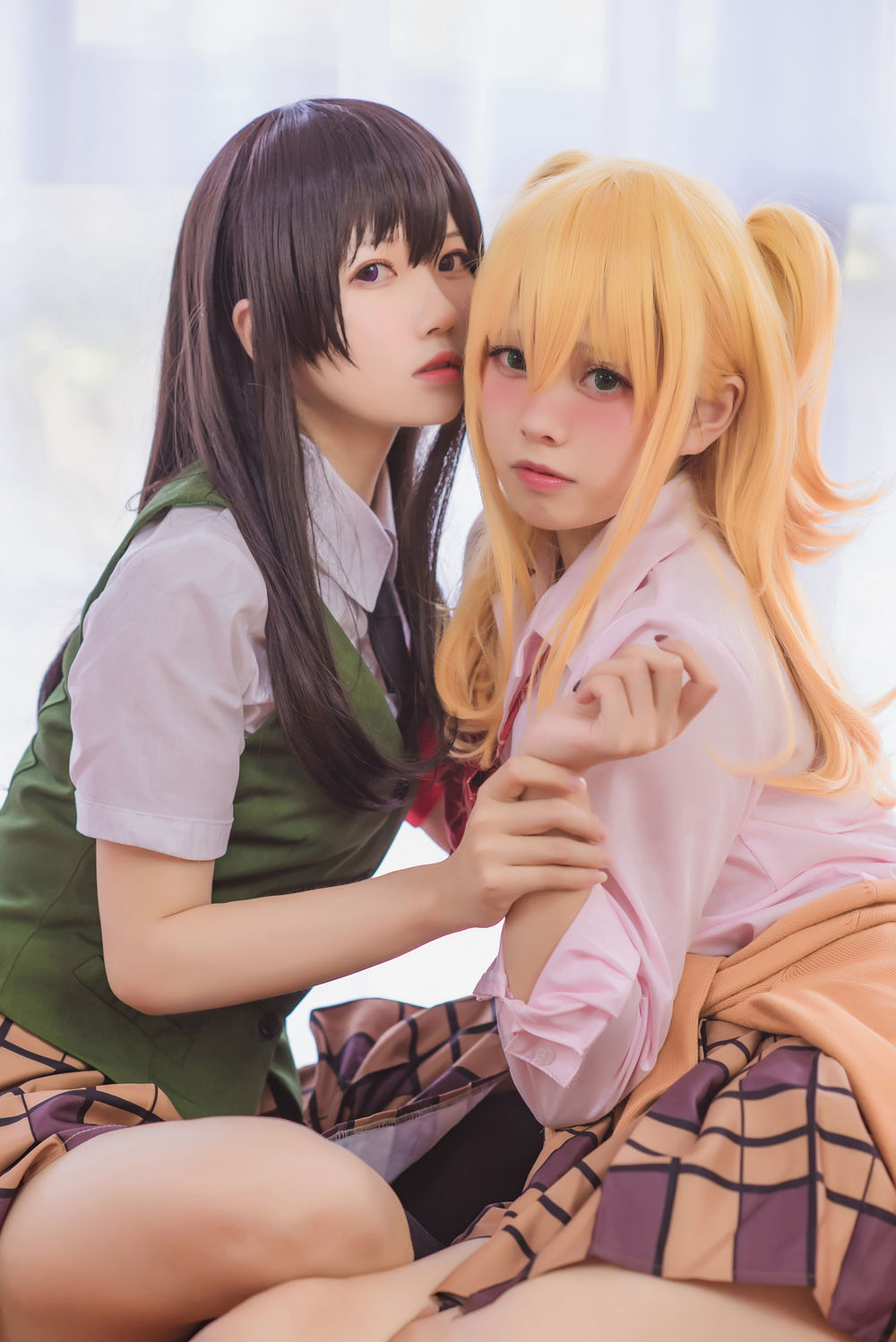 小野妹子w NO.044 &前羽 校服 [29P - 甜妹阁-甜妹阁